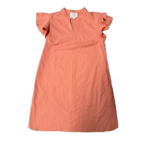 VD Lounge Pink Linen Dress Women's Size Small